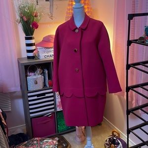 Kate spade New York size 14 bright pink coat